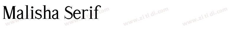 Malisha Serif字体转换